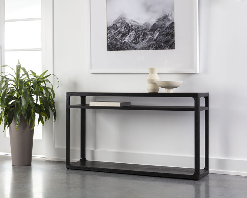 Doncaster Black Console Table