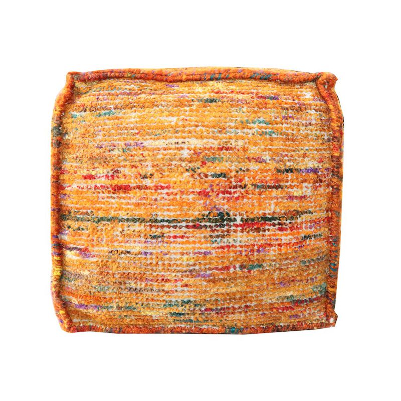 Alex Hamilton Wendy Pouf in Orange