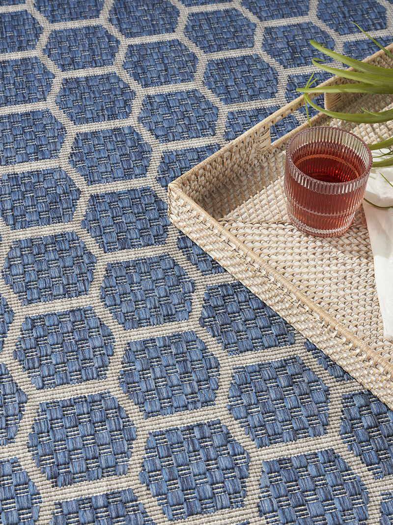 Twist Reversible TWS01 Blue 10' x 14' Rug