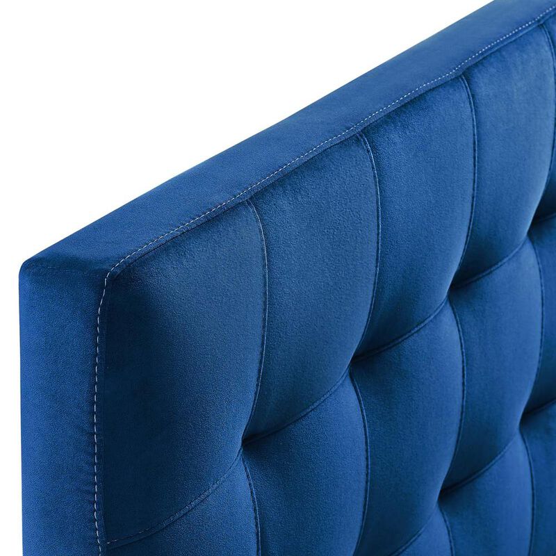 Lily Queen Biscuit Tufted Performance Velvet Headboard image number 3