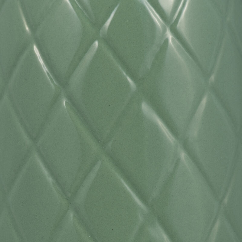 12" Plaid Textured Vase image number 4