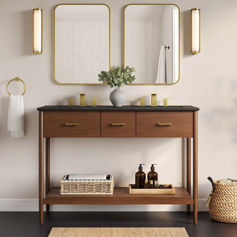 Zaire 48" Double Sink Bathroom Vanity image number 8