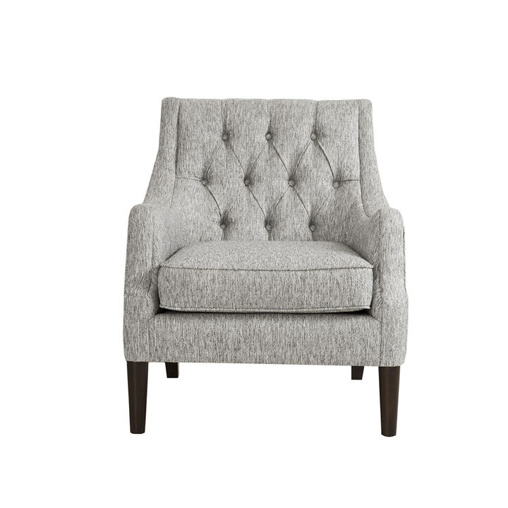 Gracie Mills Gibson Classic Comfort Button Tufted Accent Chair