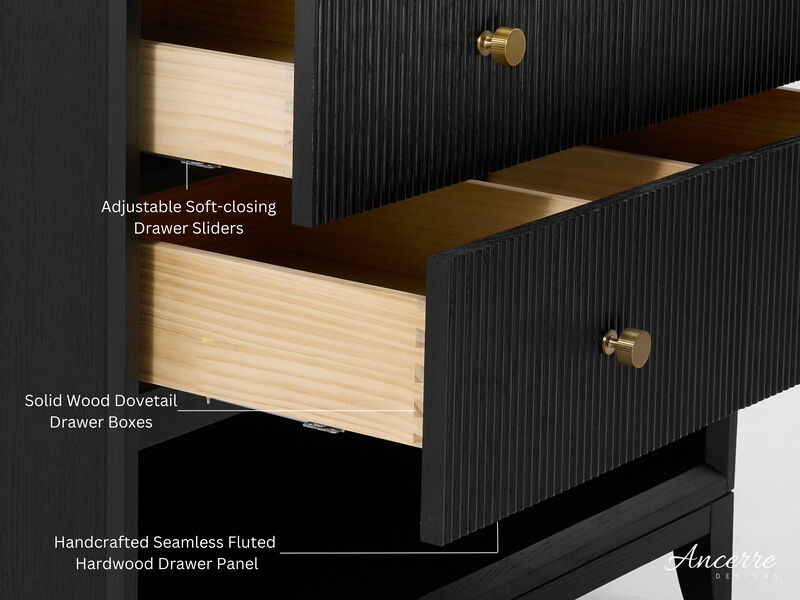 Momo 48 in. Dark Oak Bath Vanity Set with White Quartz Vanity Top and White Undermount Basin