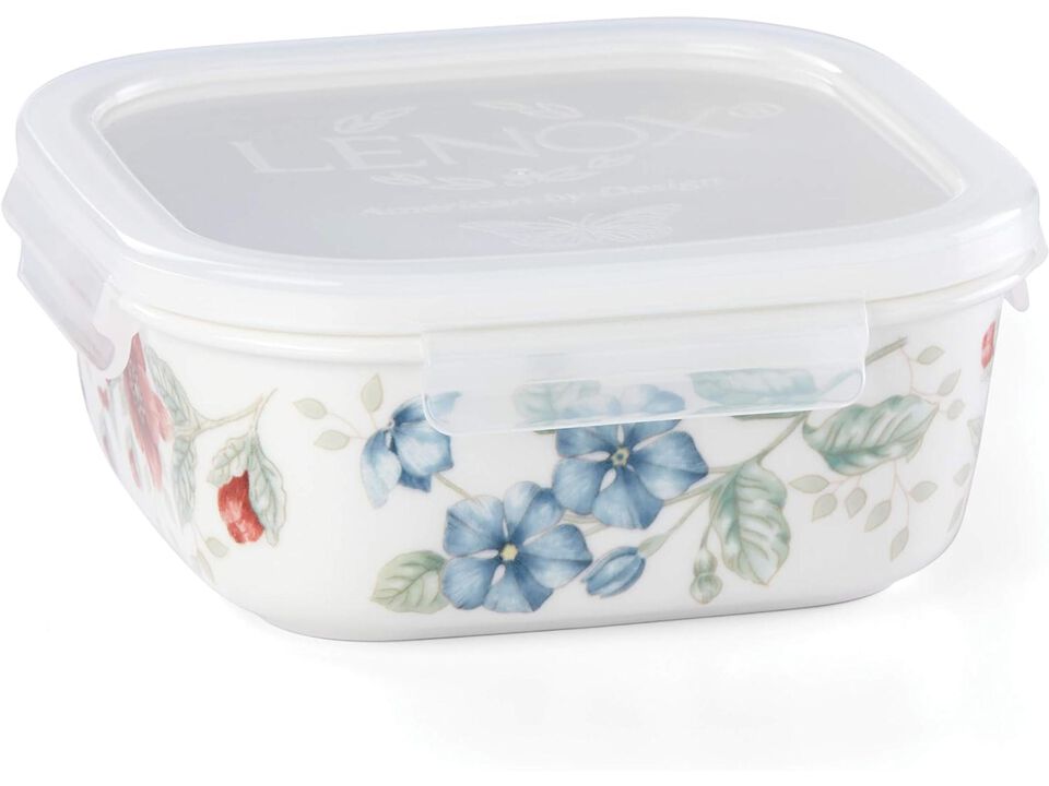 Lenox Butterfly Meadow, Square Serve and Store, White