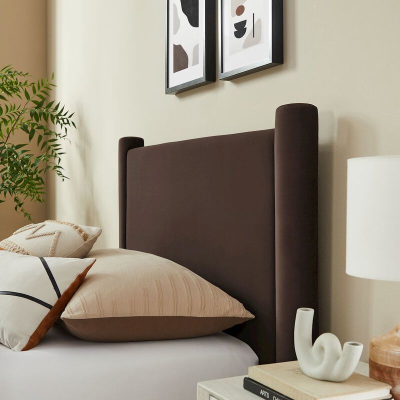 Modway Rael Performance Velvet Twin Platform Bed image number 8