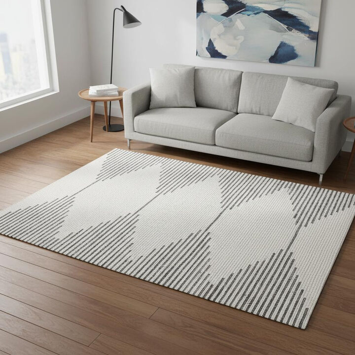 HomeRoots Geometric Area Rug