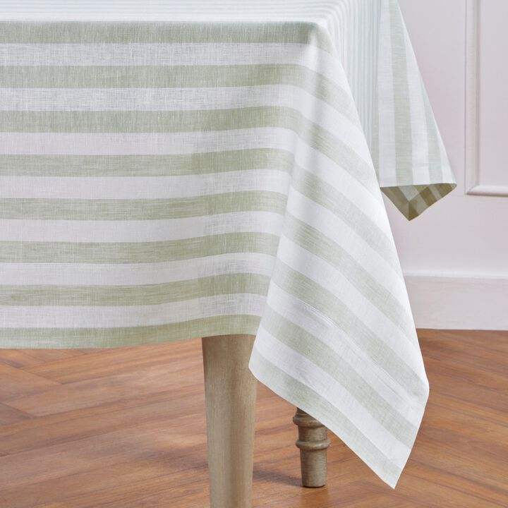 Linen Tablecloth - Sorrento Stripe