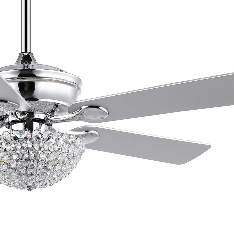 Cammy 3-Light Traditional Transitional Iron LED CEILING FAN