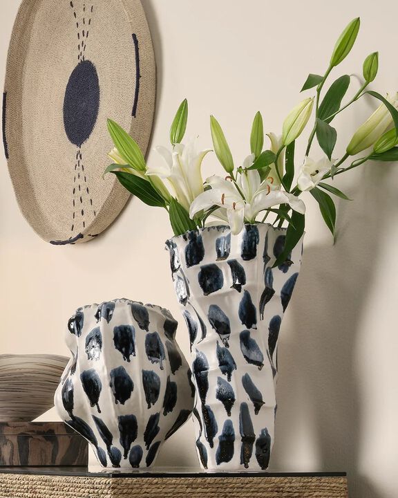 Seurat Tall Ceramic Vase