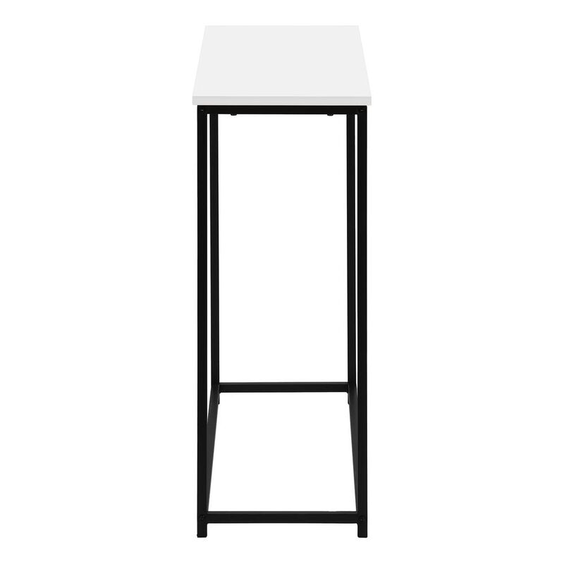 Accent Table, Console, Entryway, Narrow, Sofa, Living Room, Bedroom, White