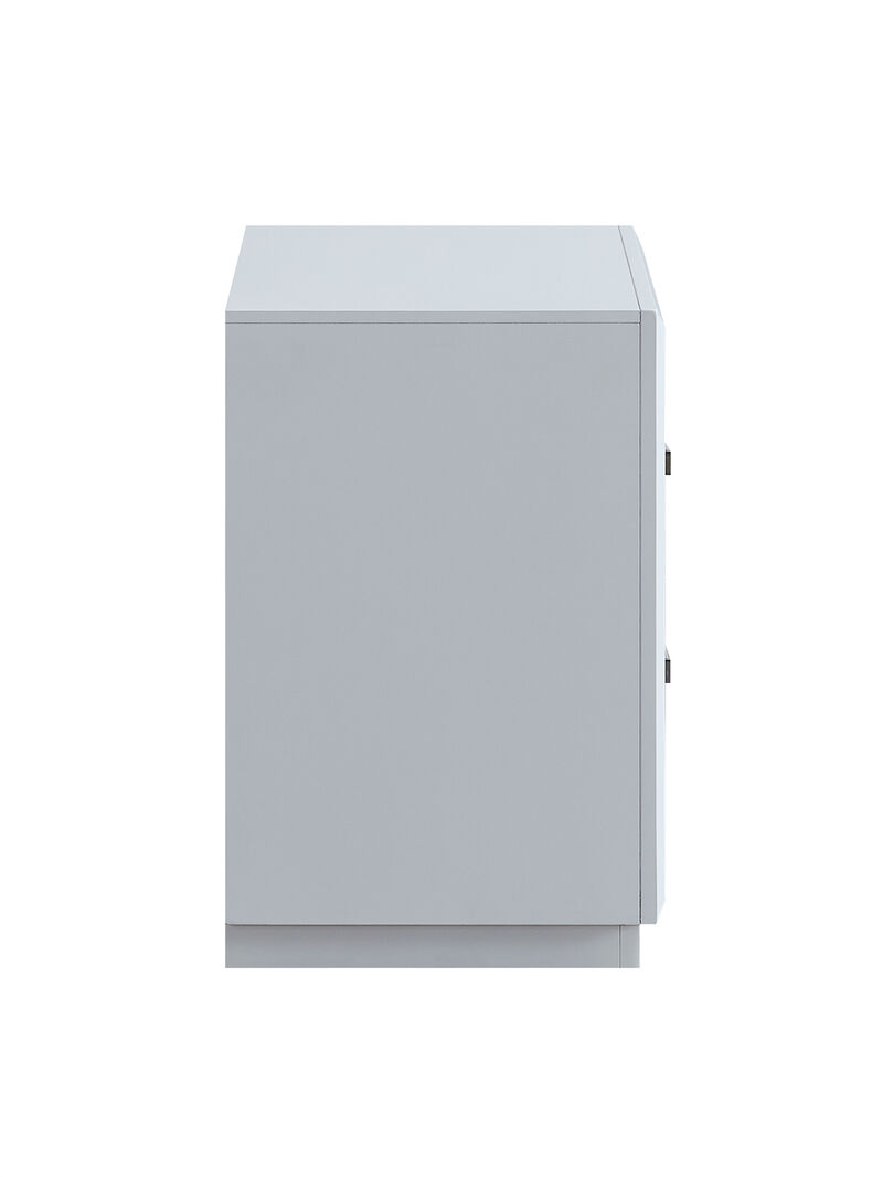 Mars White 2-Drawer 30 in. W Nightstand image number 3