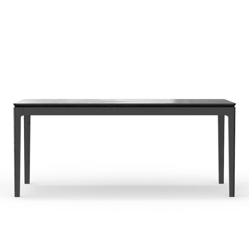 Alpine Furniture Cove Rectangular Dining Table, Vintage Black