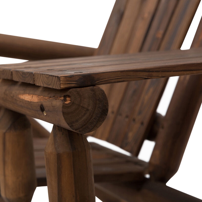 Hivvago Adirondack Patio Chair Bench with Center Table image number 7