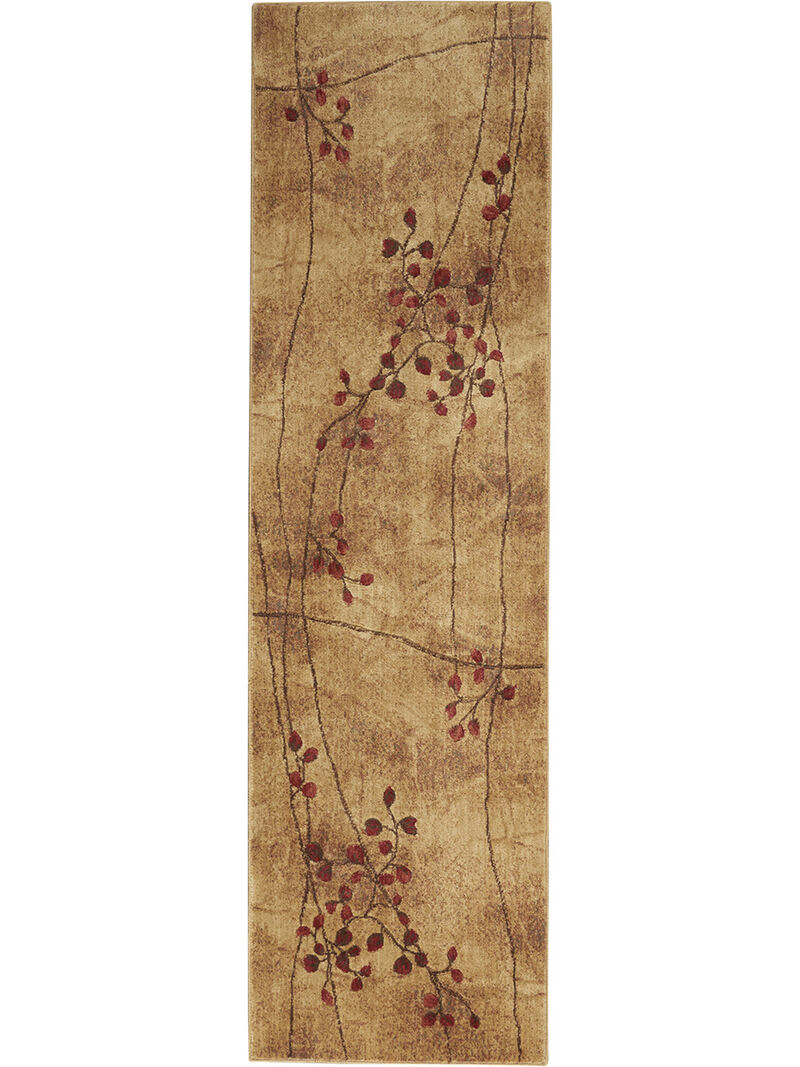 Somerset ST74 Latte 2'3" x 10' Rug image number 0