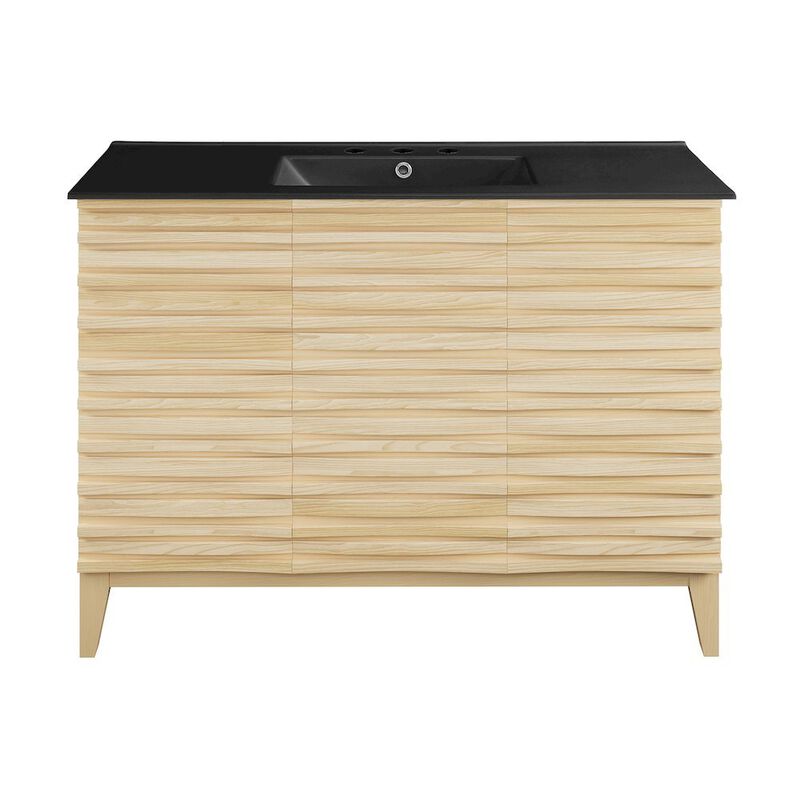 Cascade 48 in. Bathroom Vanity with 3-Hole Ceramic Sink Top image number 0