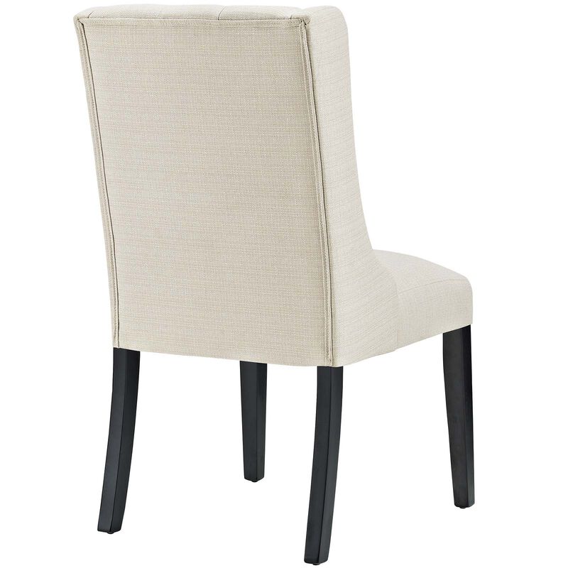 Baronet Button Tufted Fabric Dining Chair image number 3