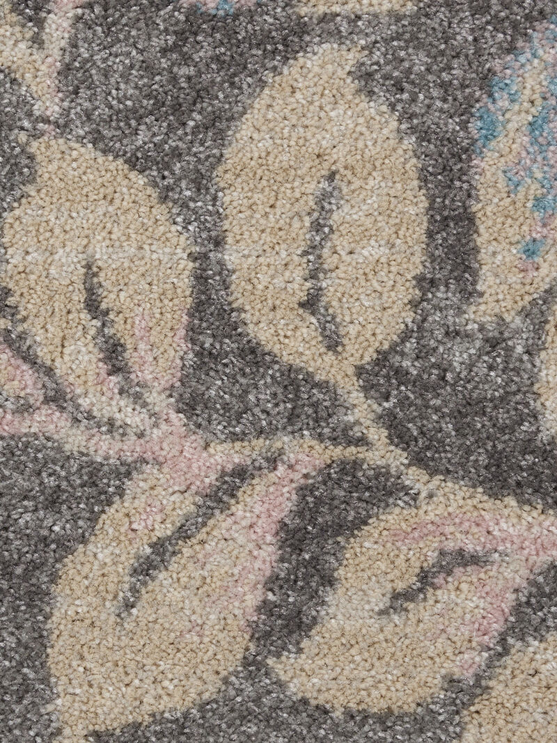 Tranquil TRA03 Gray/Beige 2'3" x 7'3" Rug image number 4