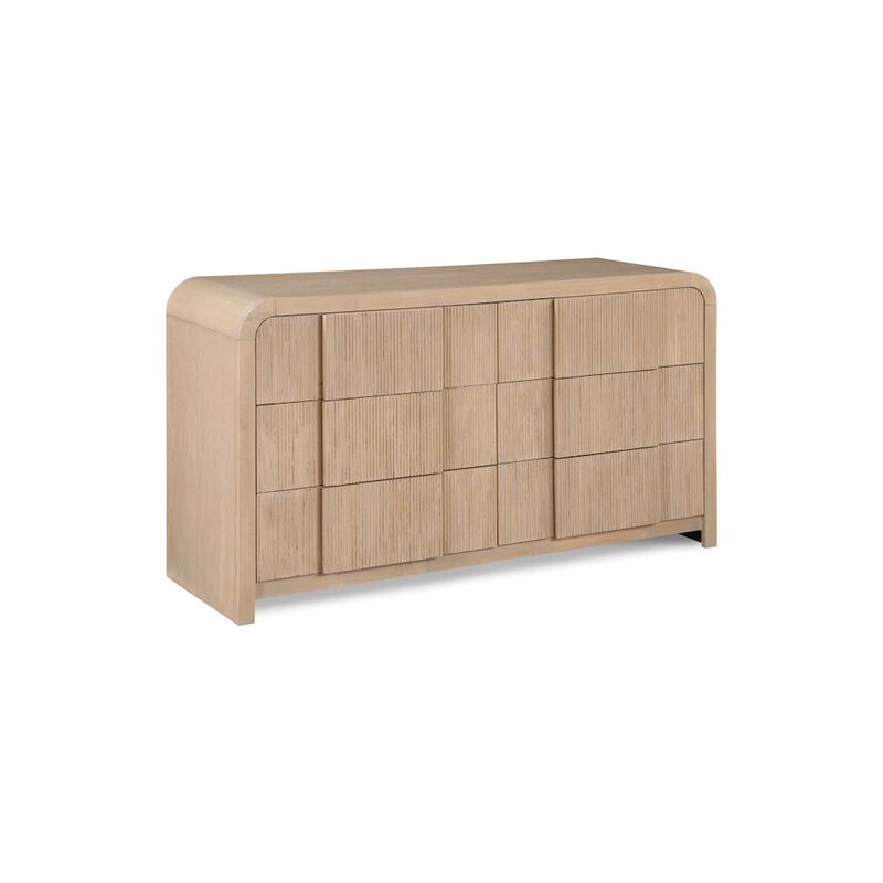 Meridian Furniture Fluted Natural Dresser