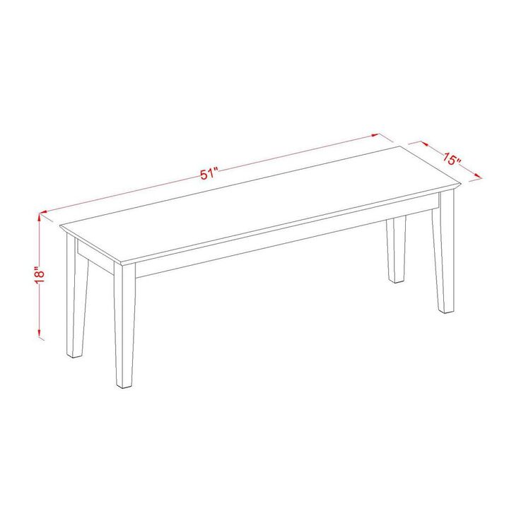 Dining Chair Linen White, CAB-LWH-W