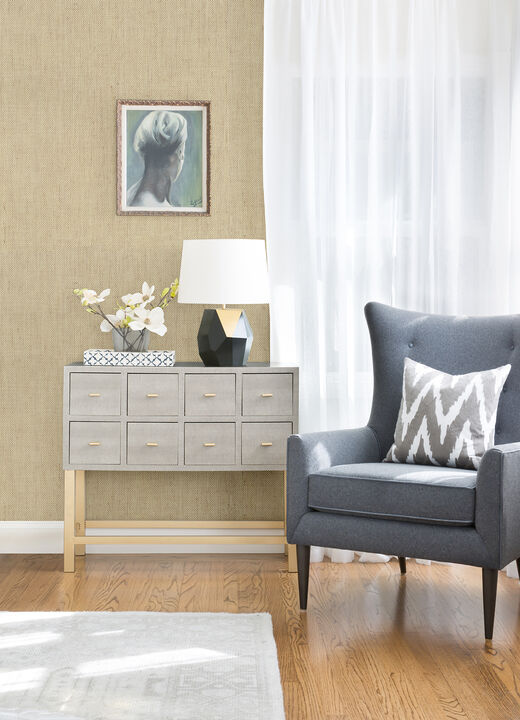 Yanyu Wheat Paper Weave Grasscloth Wallpaper