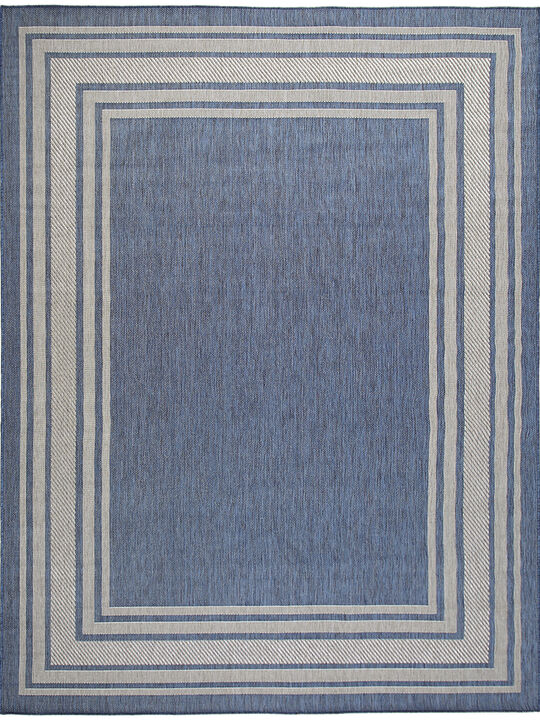 Horizon Indoor/Outdoor HOZ03 Denim 9' x 12' Rug