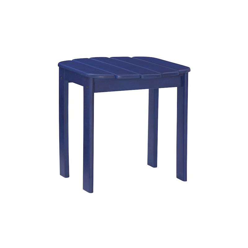 Linon Adirondack End Table Blue image number 5