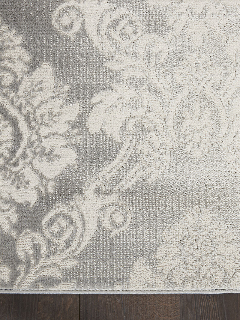 Elation ETN03 Ivory/Gray 5'3" x 7'3" Rug