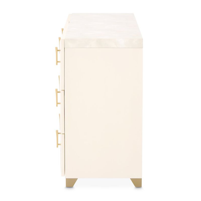 Michael Amini Fantosini Dresser - Creamy Pearl image number 0