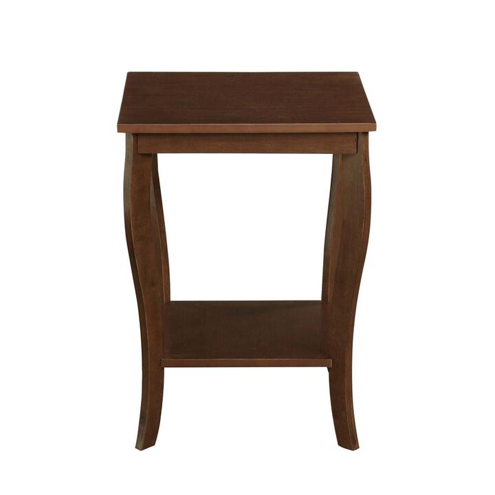 Convenience Concepts American Heritage Square End Table, Espresso