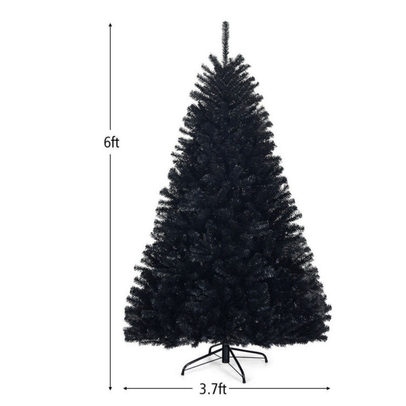 6ft Hinged Christmas Tree for Indoor and Outdoor Decor image number 2