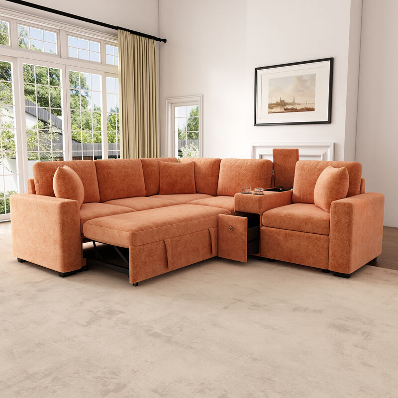 Skirv L-shaped Convertible Sofa image number 2