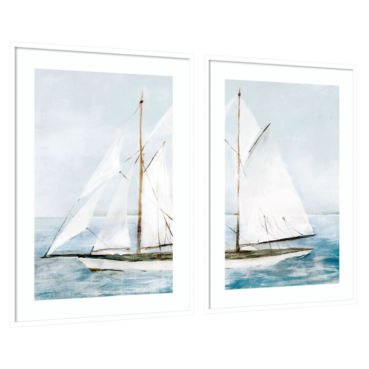 Sailboat on Calm Waters 2 Piece