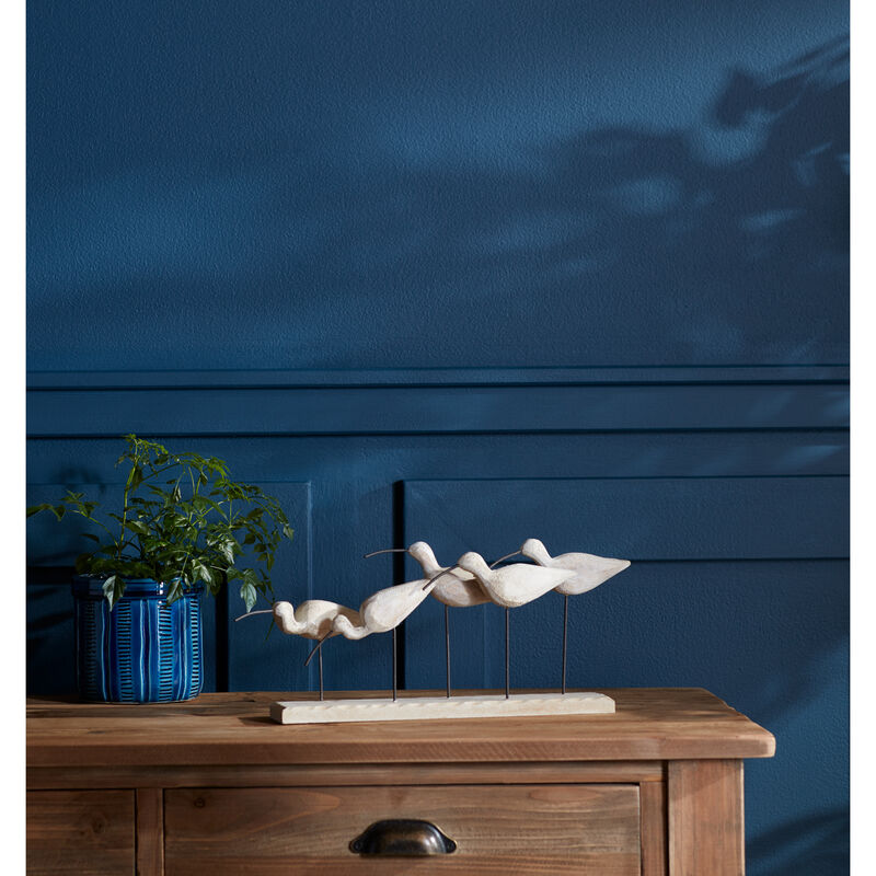 Handcrafted Wooden and Metal Bird Figurines for Home Decor