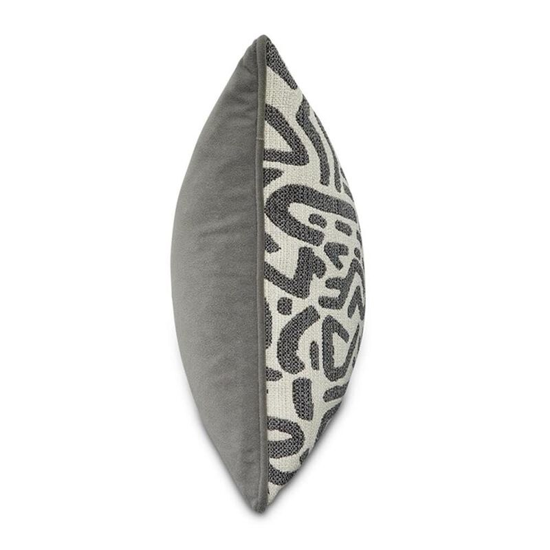 Michael Amini Explorer Halsey 13x24 Oblong Pillow, Set of 2 - Slate