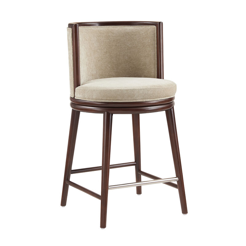 Evalyn Brown Counter Stools (Set of 3)