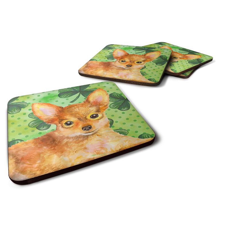 Caroline's Treasures Toy Terrier St Patrick's Decorative coasters, Multicolor