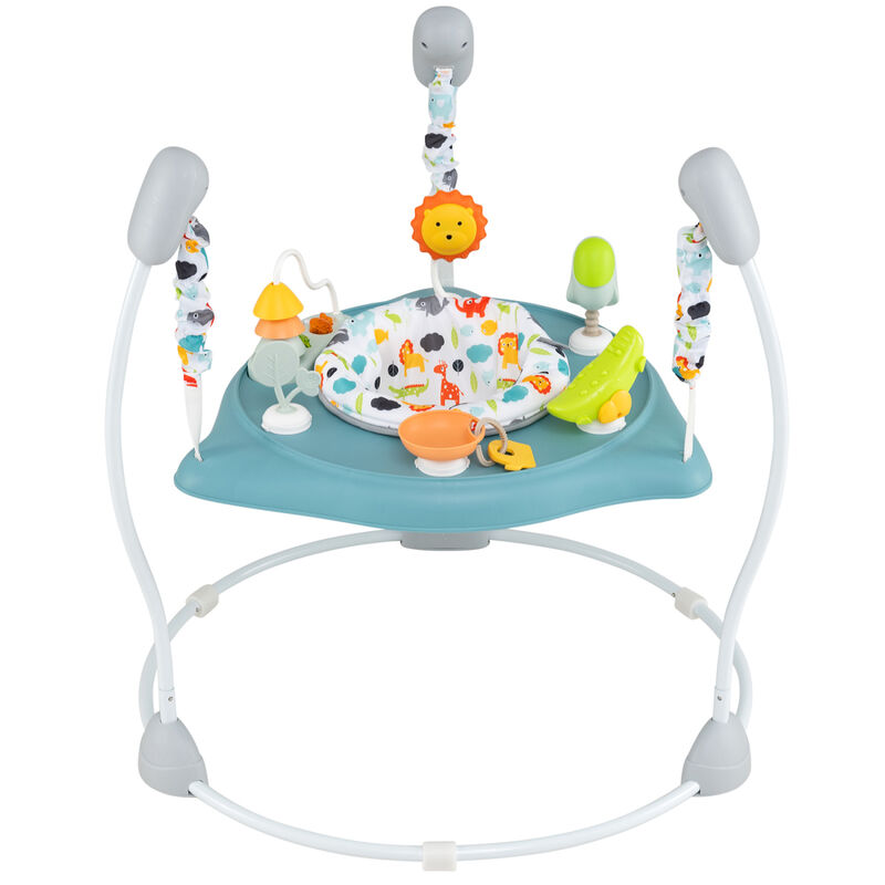 Baby Jumper Activity Center with Rotatable Seat and Interactive Toys image number 0