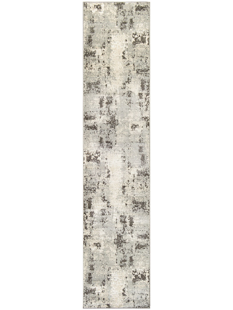 Serenity Home SRH06 Ivory/Gray 2'2" x 7'6" Rug