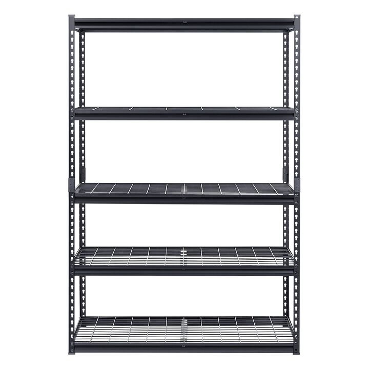 5 Tier Heavy Duty Metal Shelving 3000 Lbs Adjustable Garage Utility Rack