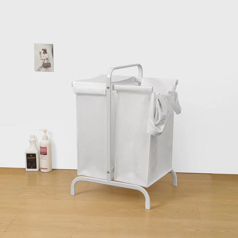 Oxford 2-Tier Laundry Hamper 110L with Lid & Sorting Cards, Large Basket for Clothes and Toys