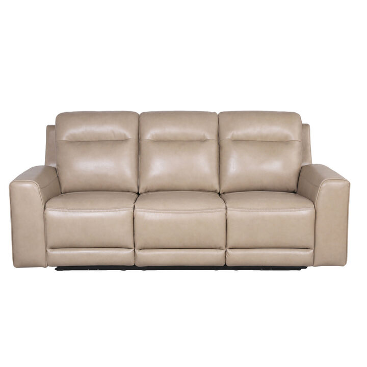 Transitional Leather Power Reclining Group - Style meets Comfort - Top-Grain Leather, Dual Power Footrest and Articulating Headrest - Luxurious Seating