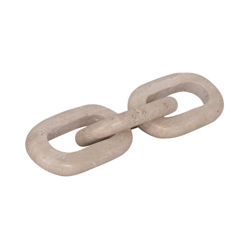 Travertine 3 Link Chain Decor image number 1