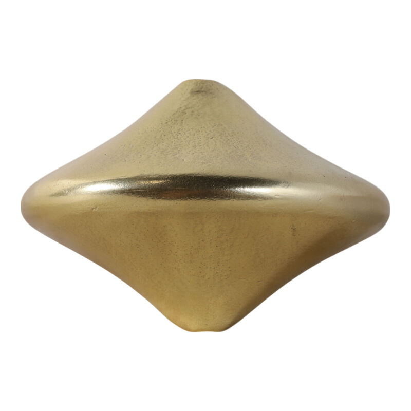 5" Metal Fortune Cookie, Gold image number 3