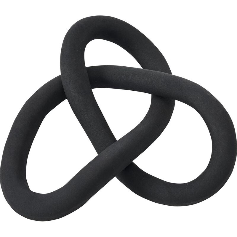 Renwil BINNA MATTE BLACK INFINITI KNOT DECORATIVE OBJECT image number 0