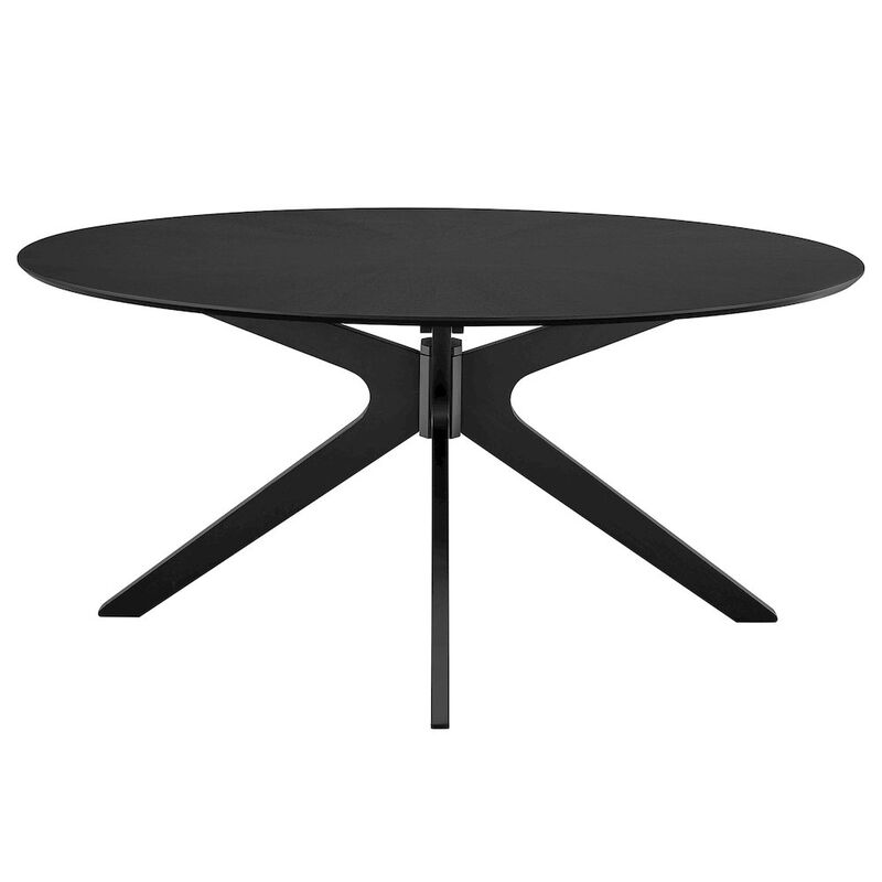 Crossroads 63" Oval Wood Dining Table image number 3