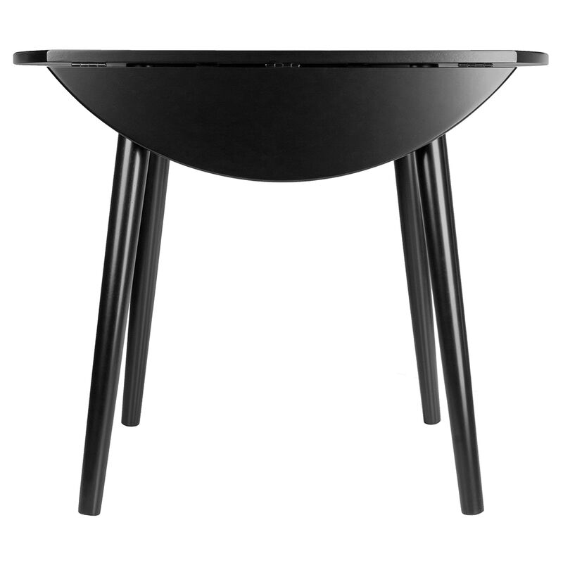 Winsome Moreno Dining Table, Black 35.43x35.43x28.94
