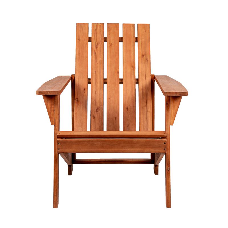 Irving Outdoor Patio Modern Acacia Wood Adirondack Chair