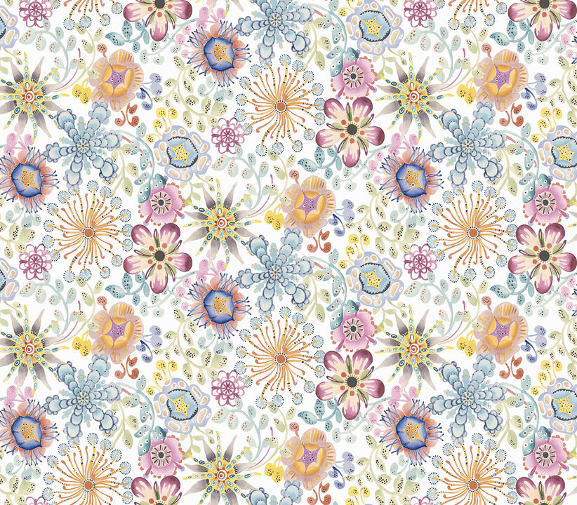 Magic Garden Multicolor Peel & Stick Wallpaper