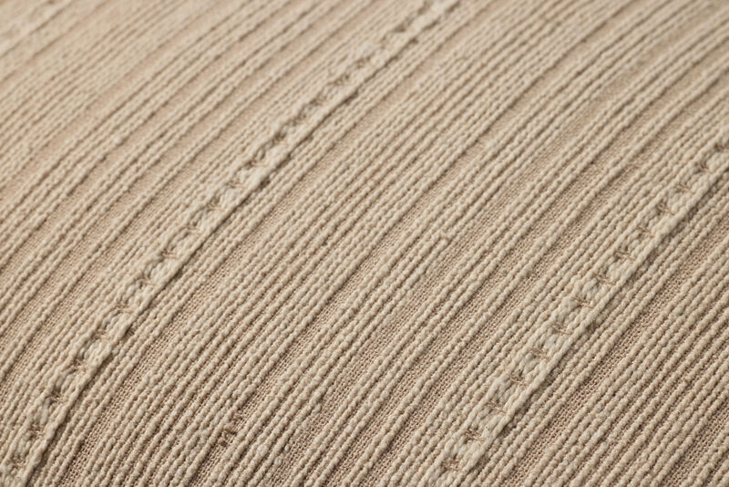 Howie Natural 18''x18'' Cover w/ Down Pillow image number 4